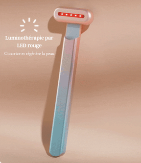 Lumière Visage 5-in-1 -Voici la Baguette Thérapeutique Lumière 5 en 1 votre nouvelle alliée beauté au quotidien.
